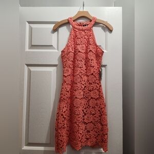 Coral lulus dress